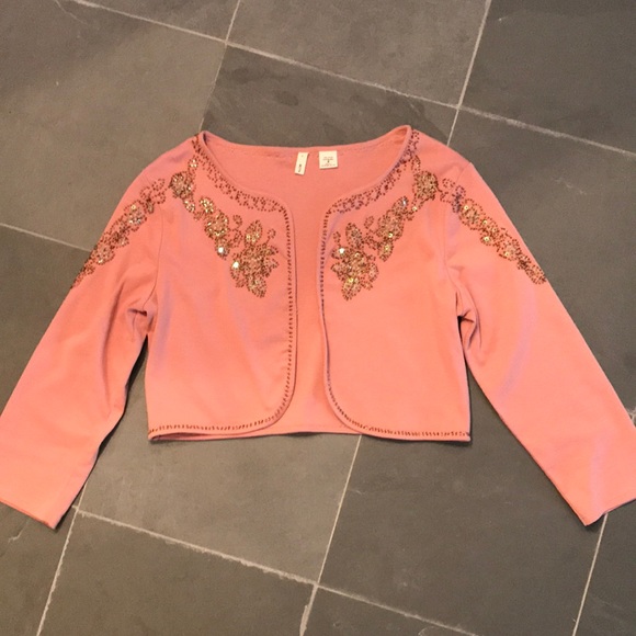 Adorable Anthropologie Beaded Jacket - Size M - Picture 2 of 4